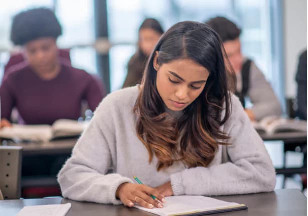 Students learning